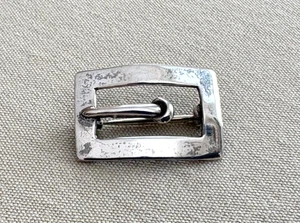 Vintage Sterling Silber Schnalle Brosche Anstecknadel klein - Bild 1 von 3
