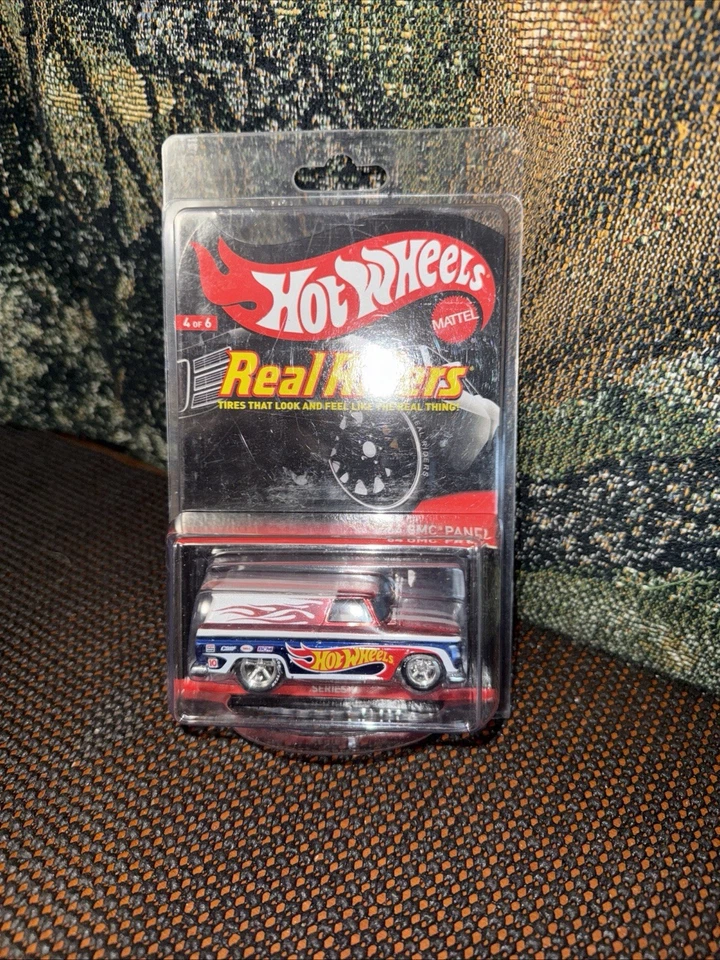 Hot Wheels RLC Real Riders '64 GMC Panel 0531/4000 White Red Blue Series 10 2011 - Image 1 of 2
