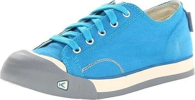 Zapatos Atléticos KEEN Juveniles Unisex Azul Brillante Talla 1 Con Cordones Lona CORONADO NUEVOS Foto 1 de 4