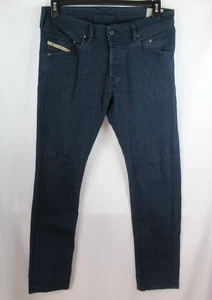 DIESEL Jeans Herren 33x30 Belther Slim Tapered Stretch Button Fly Dark Wash - Bild 1 von 16