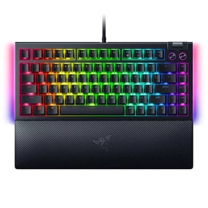 Razer BlackWidow V4 75% Mechanical Keyboard: Hot-swappable key switches allow yo - Picture 1 of 7
