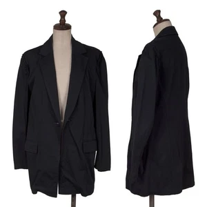 Yohji Yamamoto NOIR Poly Cotton Shoulder Puckering Jacket Size 1 (K-160745) - Bild 1 von 12