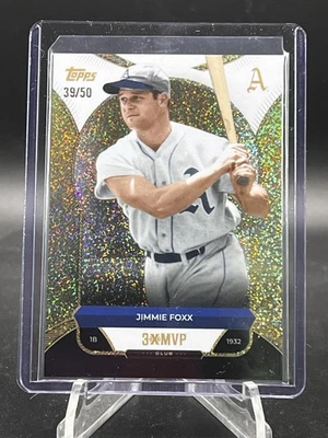 Jimmie Foxx 39/50 2025 Topps Welcome to the Club Sparkle Foil #34 Foto 1 de 2