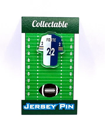 Chicago Bears Matt Forte jersey lapel pin-Classic throwback Collectable Cover