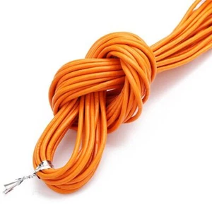 Round Leather Cord Thread Rope DIY Bracelet Necklace Jewelry Making 10Meter/Lot - Picture 1 of 28