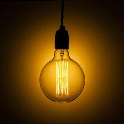 Vintage Filament Edison Light Bulb Dimmable E27 Decorative Industrial Globe - Image 1 of 4