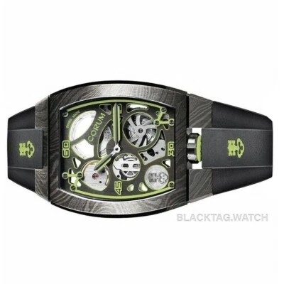 Reloj Pulsera Corum Lab 01 Damasco Acero Verde Z410/03954 410.100.43/F371 Foto 1 de 4