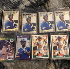 1989 Ken Griffey Jr Rookie RC Lot Fleer Score Donruss 8 Card Lot! 