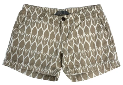 Pantalones Cortos Para Mujer The North Face Maywood Mezcla de Lino Estampado Ikat Blanco Tostado 4 Largos Foto 1 de 4