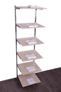 Wandregal begehbarer Kleiderschrank Rückwandsystem Kleiderständer Regal 62,5 cm - Bild 1 von 7