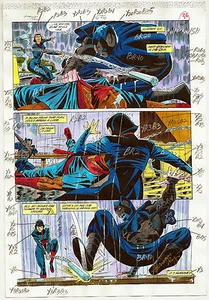 BATMAN DETECTIVE COMICS #676 PRODUCCIÓN EN COLOR ARTE FIRMADO ADRIENNE ROY CERTIFICADO DE AUTENTICIDAD PG 32 - Imagen 1 de 3