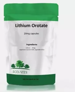 Orotato di Litio 20mg Capsule - Supporto Umore e Formula Benessere Emotivo - Foto 1 di 2