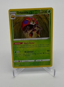 Pokemon Trading Card Game TCG Sword & Shield Reverse Holo Orbeetle 019/202 - Picture 1 of 4