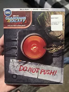 NEW* Guardians of the Galaxy Vol. 2 SteelBook Blu-Ray + DVD - Best Buy Exclusive - Picture 1 of 1