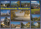 Alte Postkarte - Oberbayerische Alpenfahrt