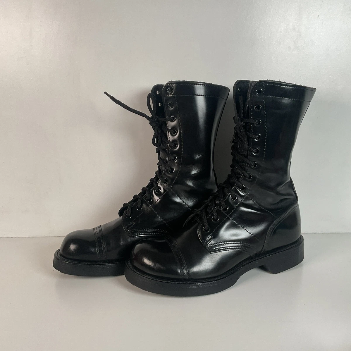 ロメオアルファ Corcoran Paratrooper Boots Vintage US Military Corcoran Paratrooper Combat Jump Boots Black