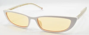 GUESS x J Balvin GU8210 21E Women's Sunglasses Cat Eye White / Light Orange  - Picture 1 of 3