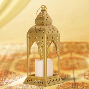 Ramadan Decorations for Home, Ramadan LED Candle Lantern for Tabletop Mantel Dec - Picture 1 of 12