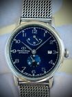 Orient Star Blue Dial Automatic Mens Japan Watch 40mm Discontinued Model