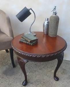Art Deco Mahogany Coffee Table / Lamp Table - Picture 1 of 9