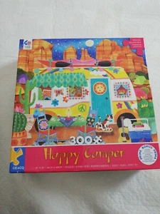 New Ceaco 300 Pieces Puzzle Happy Camper Made In USA  - Picture 1 of 5