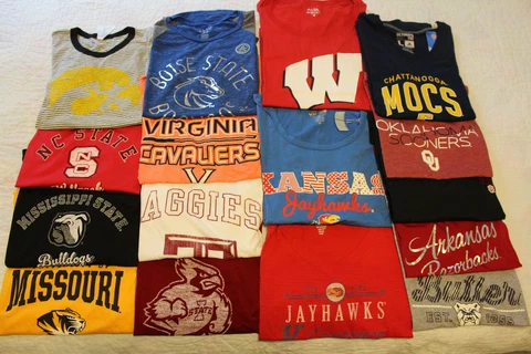 NWT Womens NCAA Short Sleeve Tee Shirt Multiple Styles, Teams & Sizes! Cover