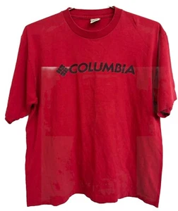 Columbia Sportswear Vintage Shirt Men Large Made In USA Worn - Picture 1 of 2
