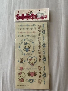 Hello Kitty Blue Angel Temporary Tattoos *VERY RARE Item 1998* ๐ผ๐โจ - Picture 1 of 2