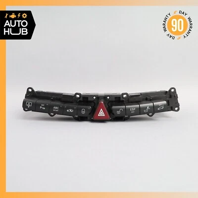 03-06 Mercedes W220 S55 S430 Interruptor central del tablero ESP Peligro Cerradura de puerta OEM Foto 1 de 4