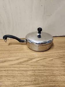 Farberware Vintage Aluminium plattiert Pfanne 3173202 BF Edelstahl USA schwarzer Griff - Bild 1 von 6