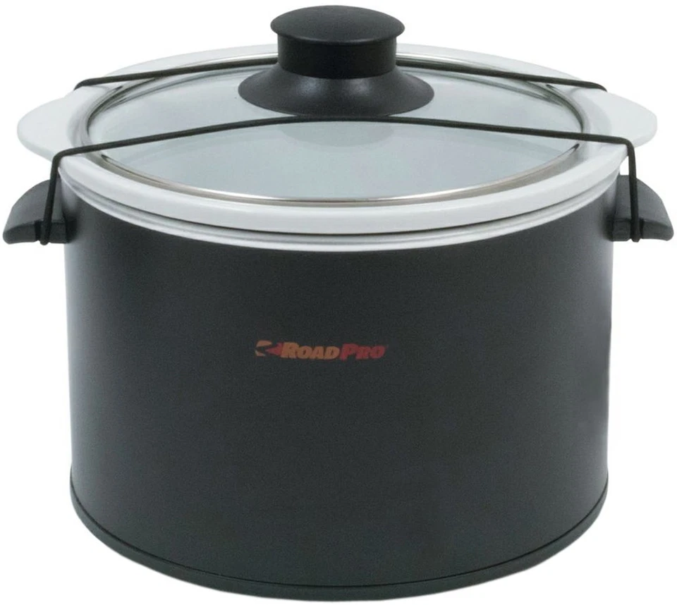 12V Slow Cooker 1.5 Quart RoadPro RPSL-350 for Auto Travel White - Изображение 1 из 3