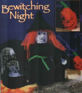 BEWITCHING NIGHT 8 1/2" WITCH DOLL HALLOWEEN CROCHET PATTERN INSTRUCTIONS - Picture 1 of 1