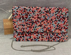 CAPELLI New York Handtasche Perlen Clutch/Schultertasche - Bild 1 von 23