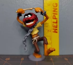 Muppets Most Wanted Animal Disney PVC 4" Figure 2011 Cake Topper Drummer Rubber - Picture 1 of 6