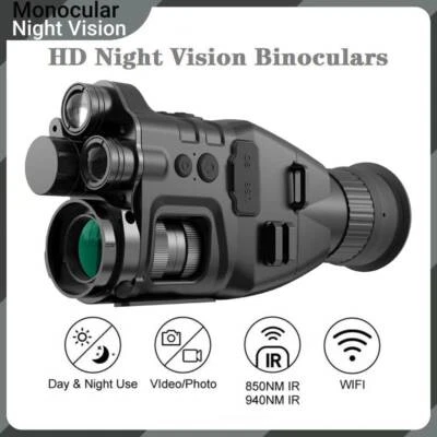 Henbaker CY789 Wifi Digital Night Vision Scope 940nm Dual Infrarot Monokular - Bild 1 von 4