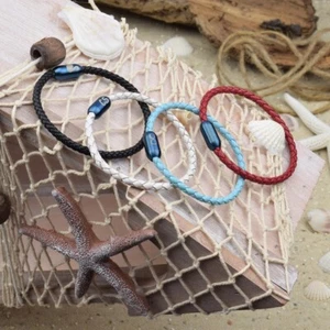 ❦ Pulsera PAUL | 4mm Cuero | Grabado personalizado | Cierre magnético | 05 ❦ - Imagen 1 de 10