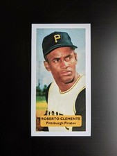 RARE BASEBALL ROBERTO CLEMENTE Pittsburgh Pirates UK ISSUE Score Caplin Rosetti
