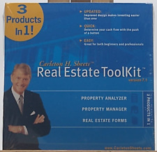 Carleton H Sheets: Real Estate Toolkit Ver 7.1 PC CD Analyzer Manager & Forms