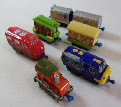 2013 Lote Mixto de 6 Curva de Aprendizaje Chuggington Trenes y Coches Tomy Diecast Foto 1 de 3