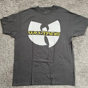 🔴Wu-Tang Shirt Size XL CREAM Front Back Gray WuTang Rza Gza Cash Rules RAEKWON - Picture 1 of 11