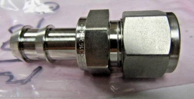 ✌️NUEVO ADAPTADOR TUBO DE PÚAS SWAGELOK SS-PB8-SL8 ACERO INOXIDABLE 1/2" OD X 1/2" Foto 1 de 4