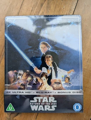 Star Wars: Episode Return of the Jedi Zavvi Exclusive 4K Ultra HD Steelbook New - Image 1 of 2