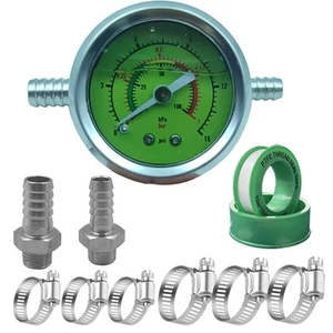 Fuel Pressure Gauge Kit, 0-15psi Glycerin Filled Fuel Pressure Gauge Kit, 1-1... - Picture 1 of 7