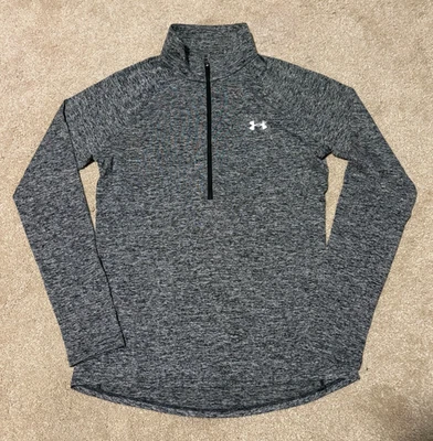 Under Armour Mujer Heatgear Sudadera Atlética Suelta Compresión 1/2 Cremallera, Talla S Foto 1 de 4