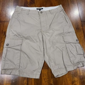 Pantalones Cortos Carga Banana Republic Para Hombre Talla 32 Beige Caqui Bermudas Informales - Imagen 1 de 9
