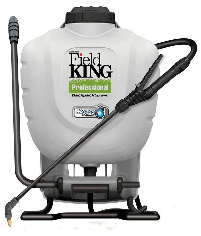 190328 Backpack Sprayer 4 Gallon with Internal No Leak Pump Design Delivers...