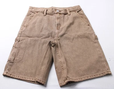 Old Navy мальчика мешковатые плотник Jean шорты EH6 светло-коричневый стирка размер 14 новый с Ярлыками - Изображение 1 из 3