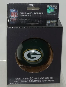 NFL Licensed Boelter Brands LLC Green Bay Packers Salt Pepper Shakers - Picture 1 of 6