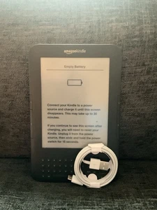 Amazon Kindle 3rd Gen (2010) ๐ Untested | Spares/Repairs | Free Cable Included - Picture 1 of 6