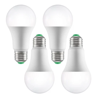 Paquete de 4 bombillas LED 9W Wi-Fi 800LM 16M colores soporte Google Assistant Foto 1 de 4